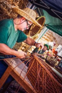 Basketweaver - Visit Chinon and Villaines-les-Rochers - Loire Valley, France