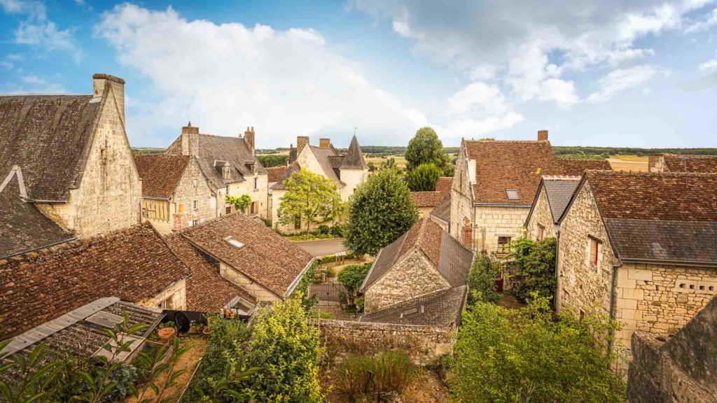 The splendid roofs of Crissay-sur-Manse, one of the most beautiful villages of France