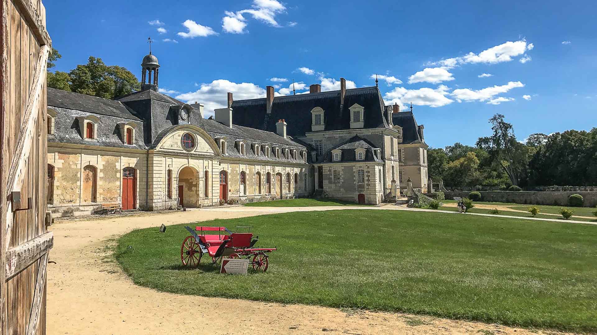 Chateau of Gizeux. Loire Valley castle off the beaten track