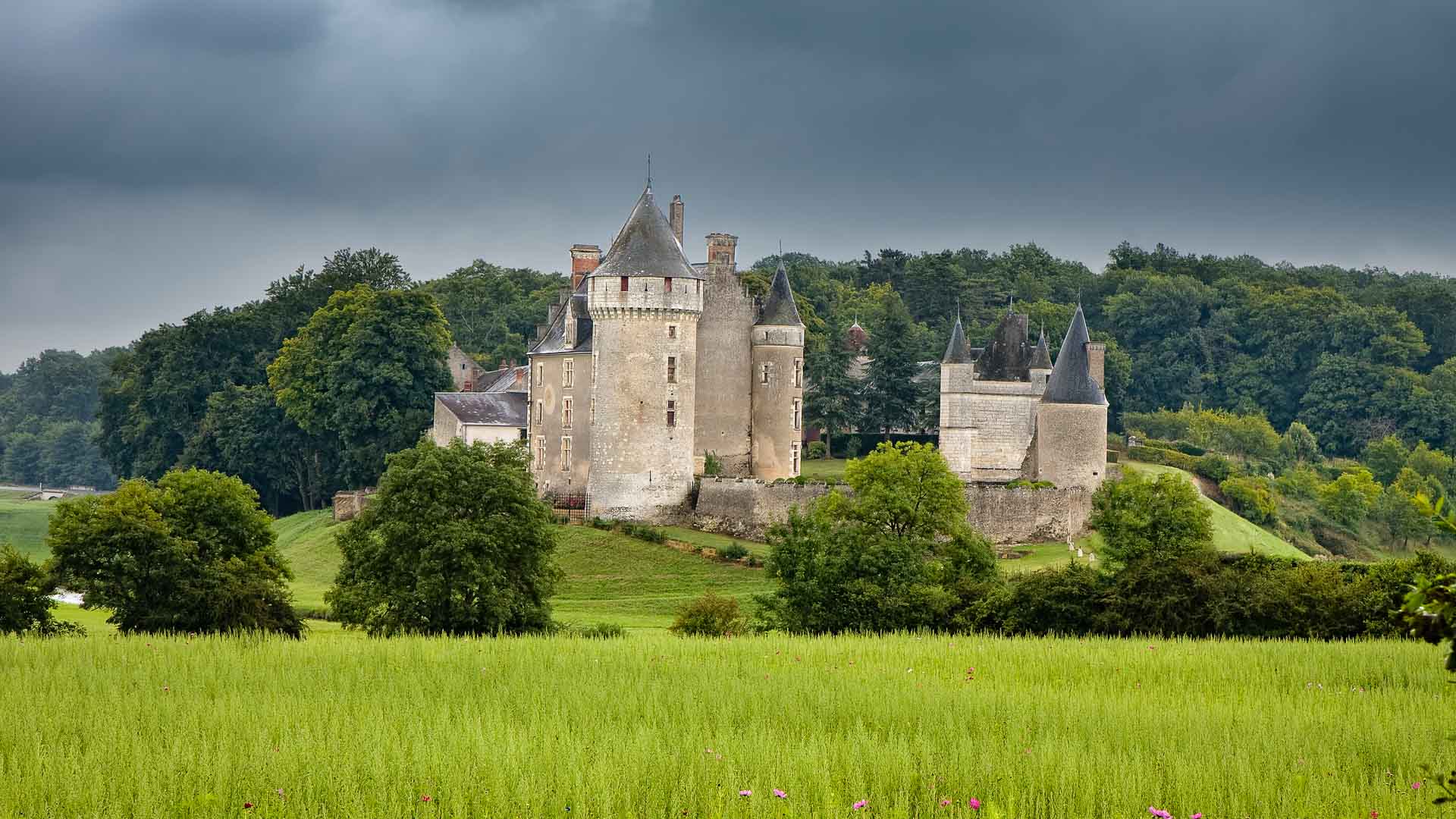 Château of Montpoupon, in Céré-la-Ronde, France.