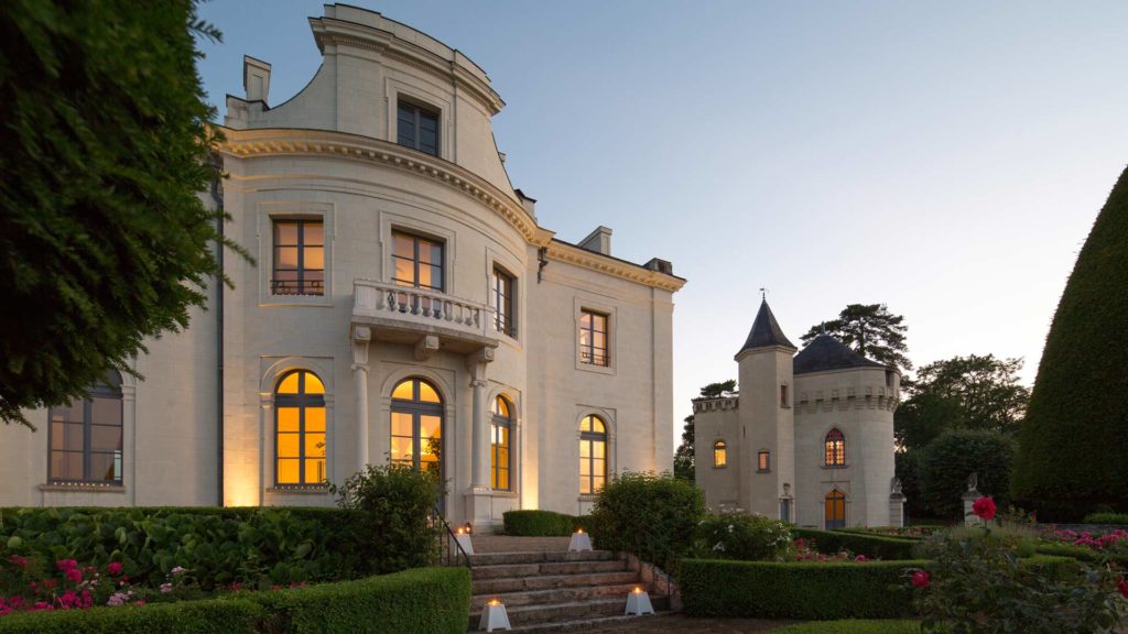 The suites of the Château de Candes. Chateau life in Loire Valley, France.