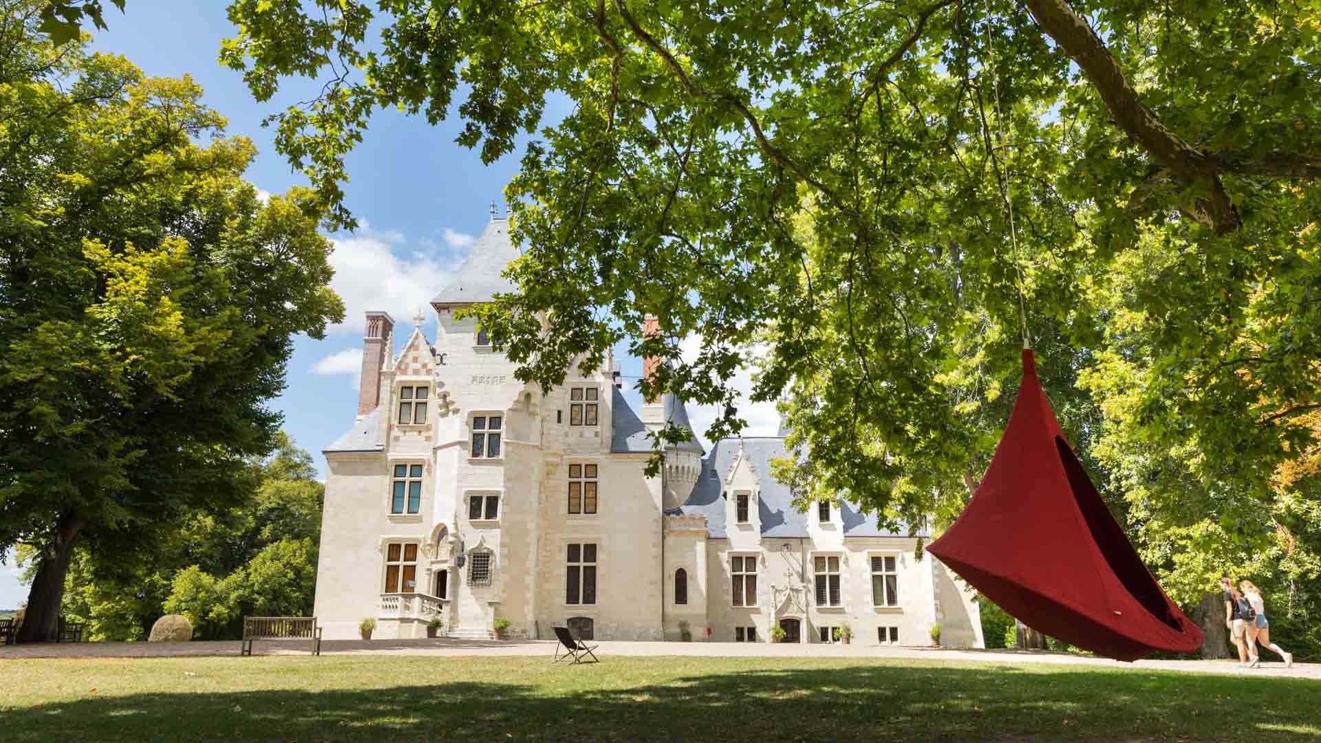 Candé castle, in Monts. Indre-et-Loire, France.