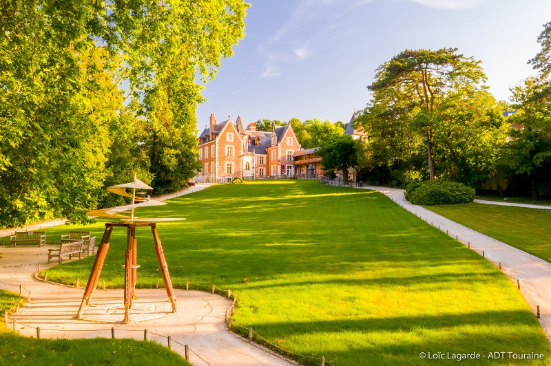 Château du Clos Lucé, Parc Lonardo da Vinci - Amboise, Loire Valley , France. the new Leonardo da Vinci galleries focus on his approach to architecture and painting. 