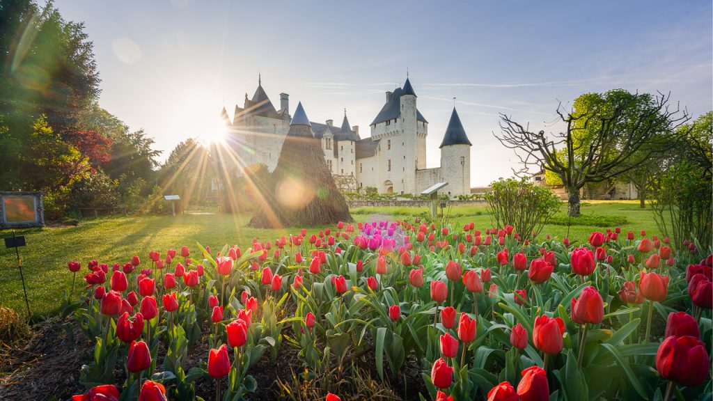 Welcome to the garden of France. In Loire Valley, there are numerous garden to visit, like the gardens of the Château du Rivau, near Chinon.