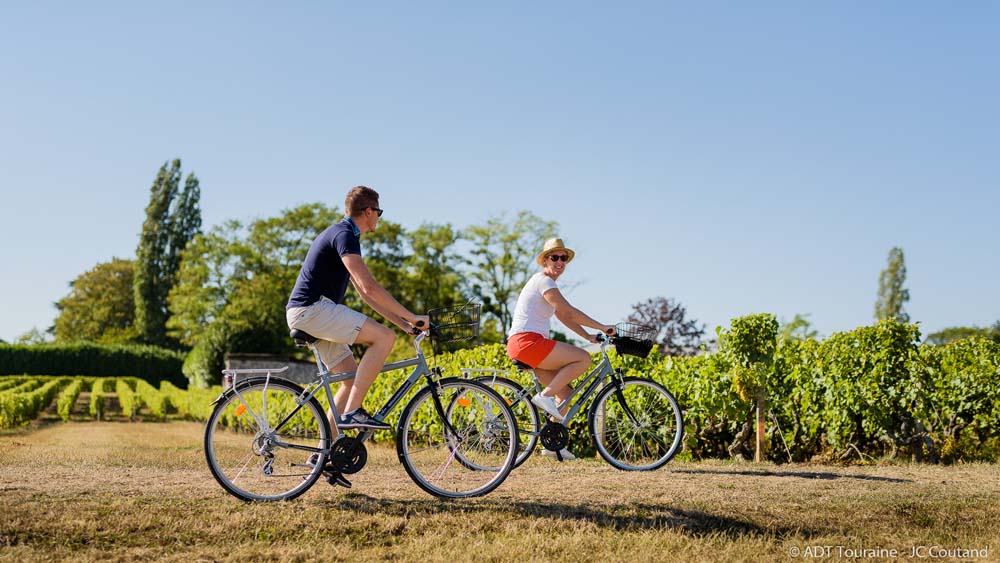 Bike tour in the vineyard of Vouvray