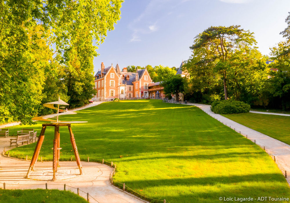 The Clos Lucé castle, in Amboise - Loire Valley, France.