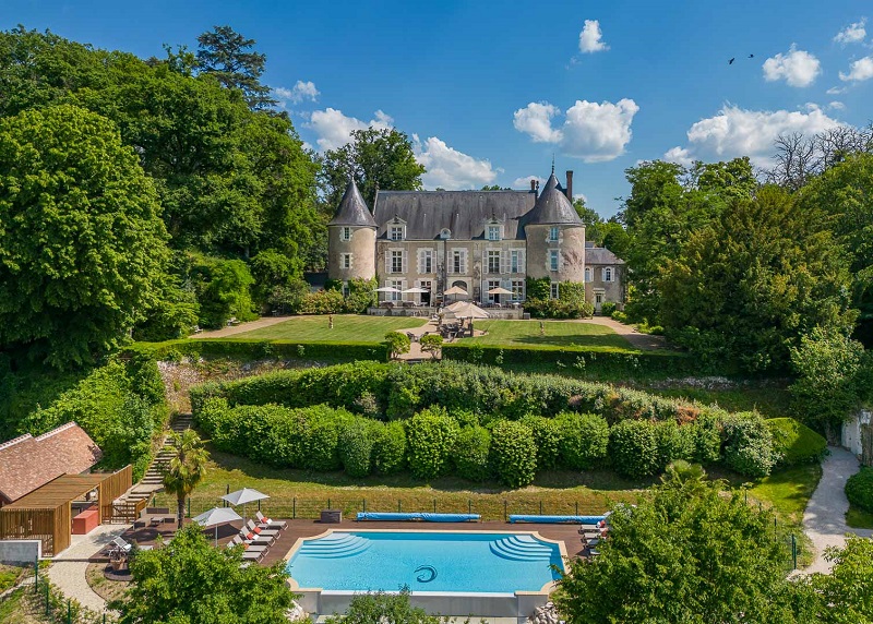 Château de Pray - Castle Hôtel in Chargé, Loire Valley, France.