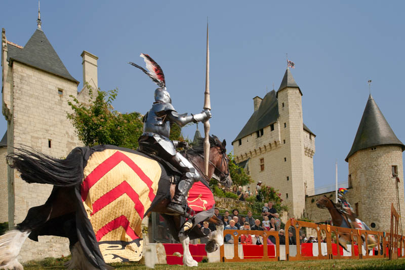 Joan of Arc - Horse of Le Rivau castle, France.