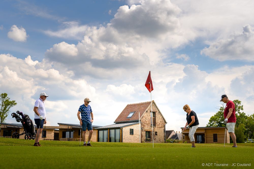 On the course