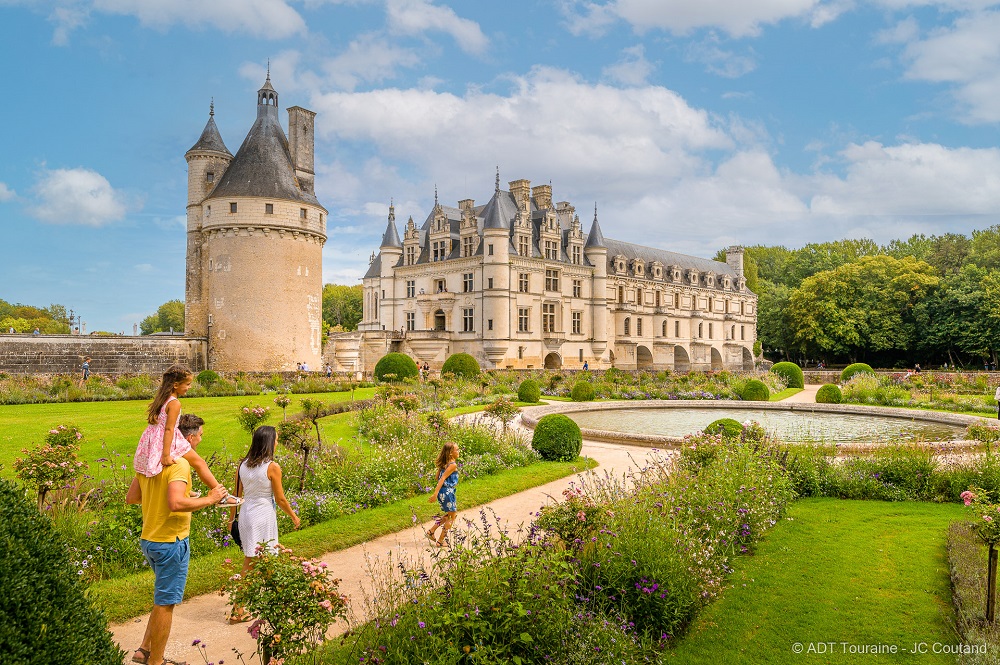 The garden of Catherine de Médici - Chateau of Chenonceau