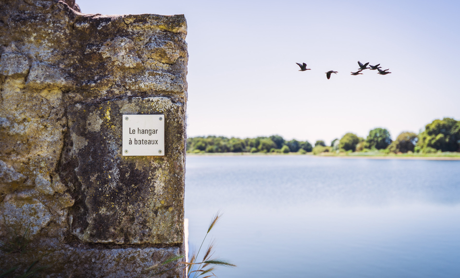 French countryside: a walk around the Etang du Louroux, Loire Valley, France.