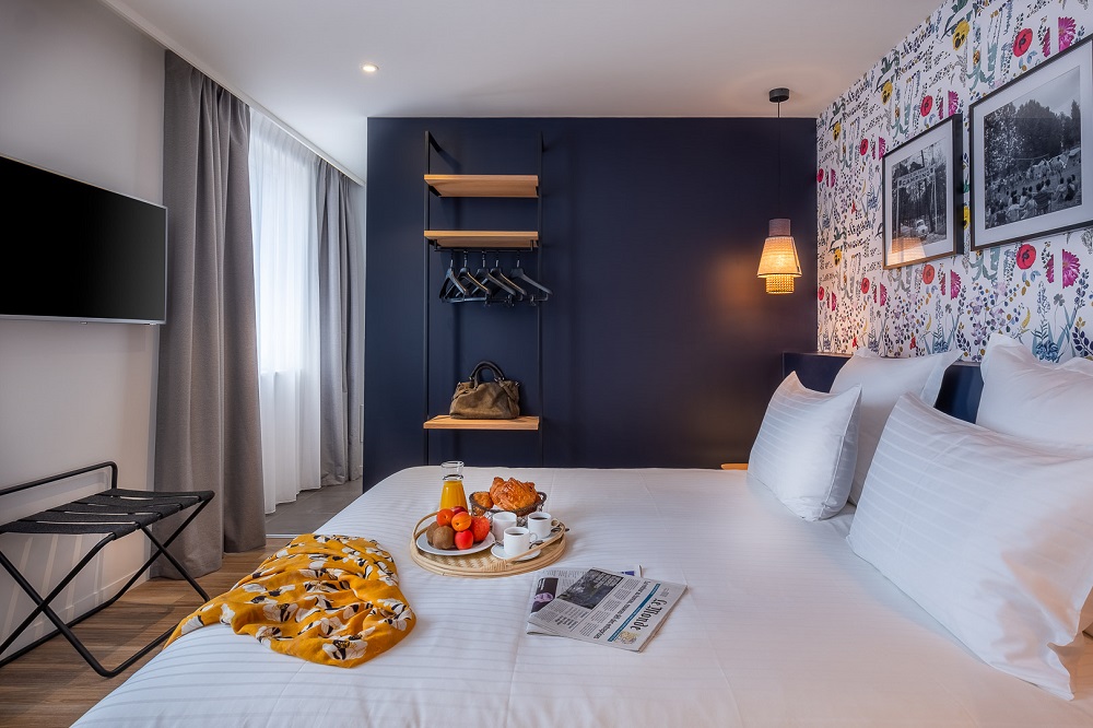 One of the hotel's 14 rooms
