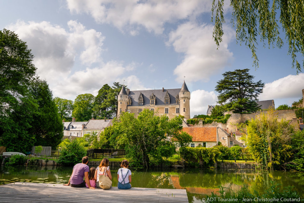 Visit Loches and the surrounding, like the village of Montrésor. Indre et Loire, France.