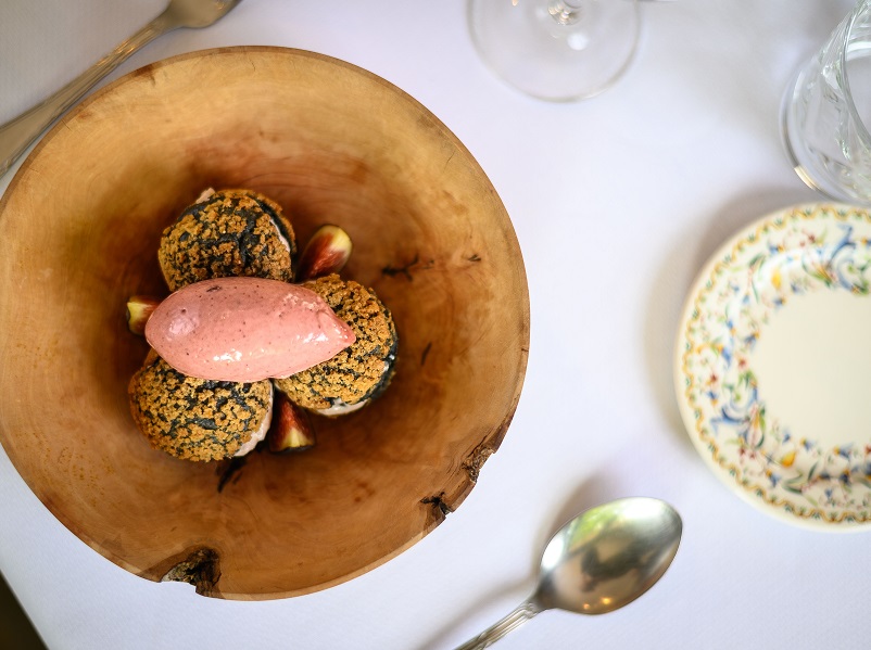 An appetizing plate from Chef Romain Thévenon