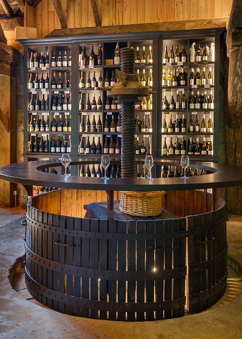 Wine press of the Clos de la Richardière - Wine tasting in Amboise, France.