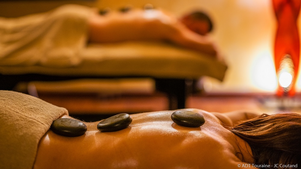 Hot stone massage