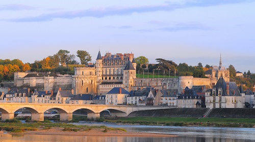 Royal château of Amboise, France.