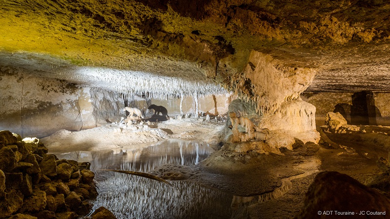 Petrifying caves of Savonnières. Loire Valley, France.