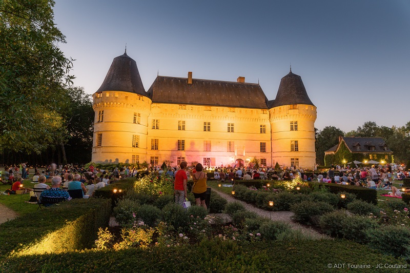 Castle of L'Islette in Azay-le-Rideau. Loire Châteaux, France.