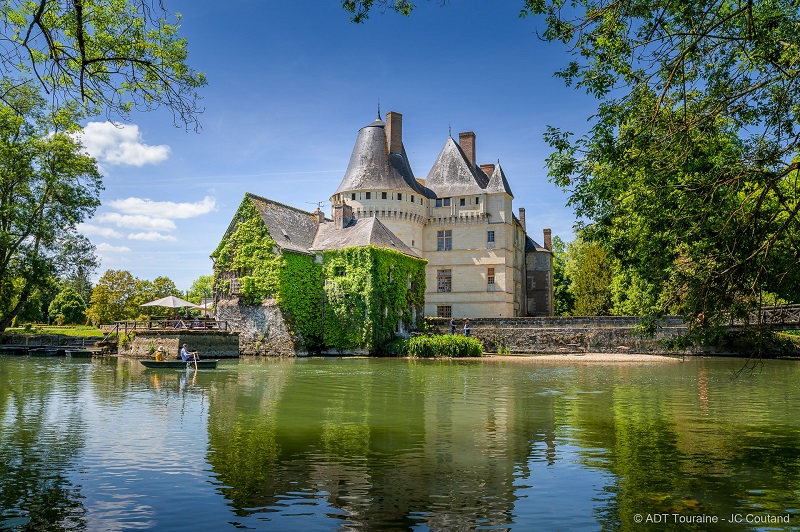 Castle of L'Islette in Azay-le-Rideau. Loire Châteaux, France.