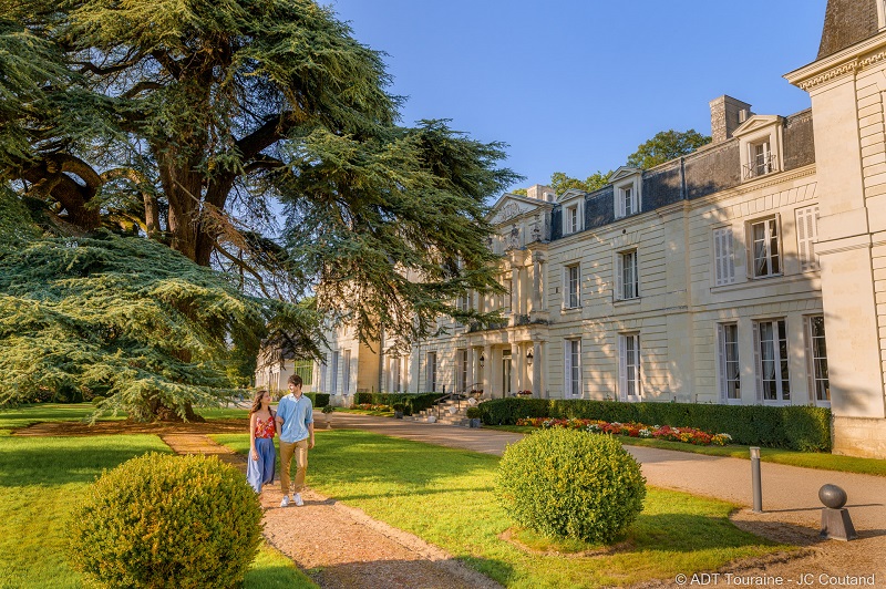 Valentine's day: weekend in the Chateau de Rochecotte, Hotel for lovers. Loire Valley, France. 14 february 2024 