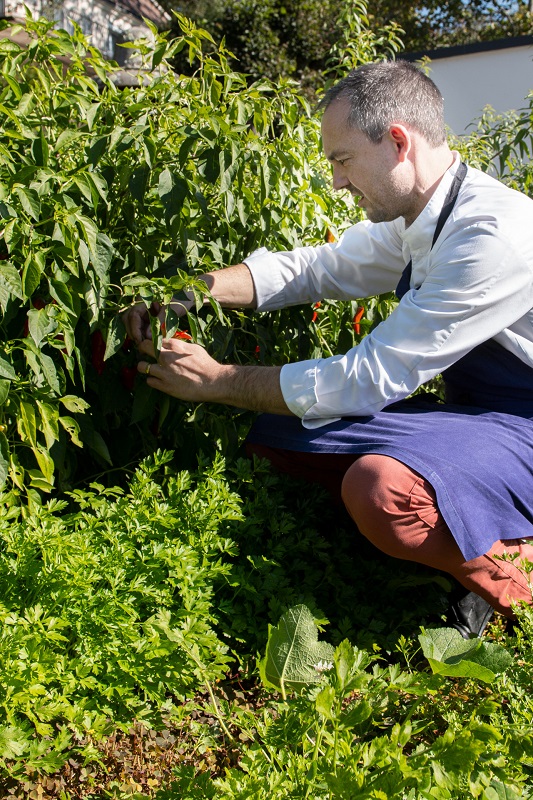 Jérôme Roy, one of the Michelin stars 2022 for his restaurant in Fondettes, Loire Valley, France.