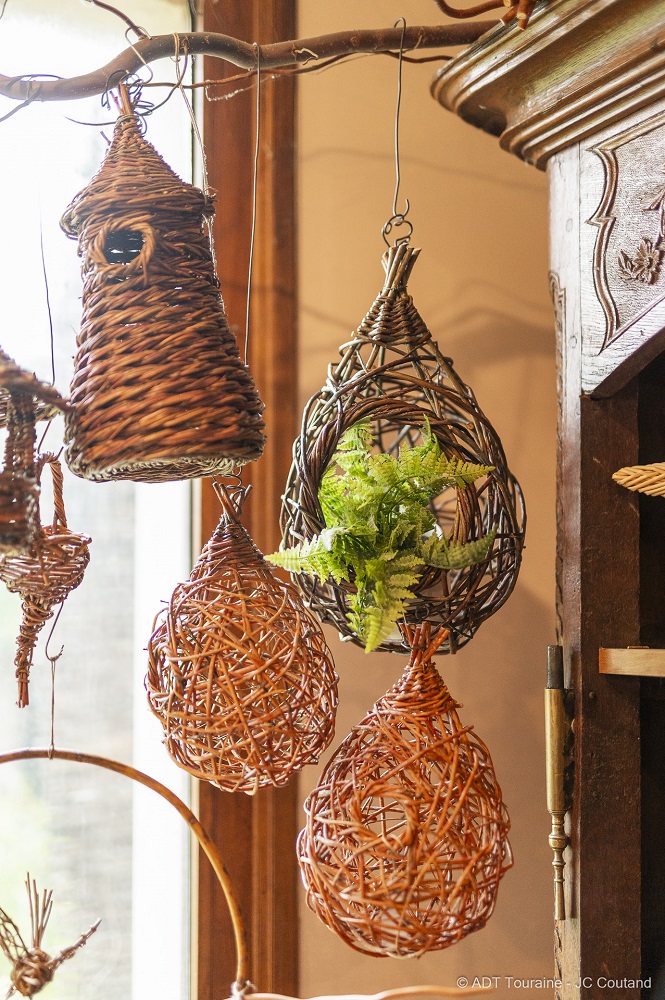 Wickerwork decorations