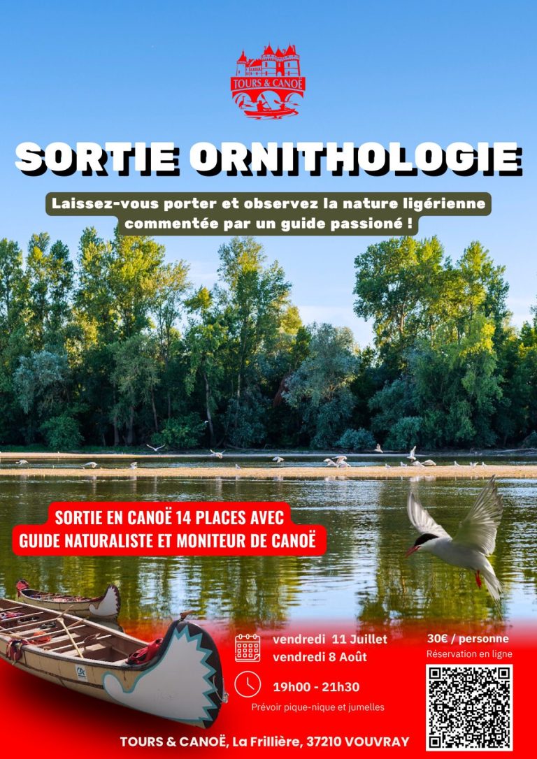 Balade crépusculaire en canoë – à la découverte des oiseaux de la Loire-1