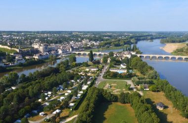 Campsite of l’Ile d’Or – Amboise, Loire Valley.