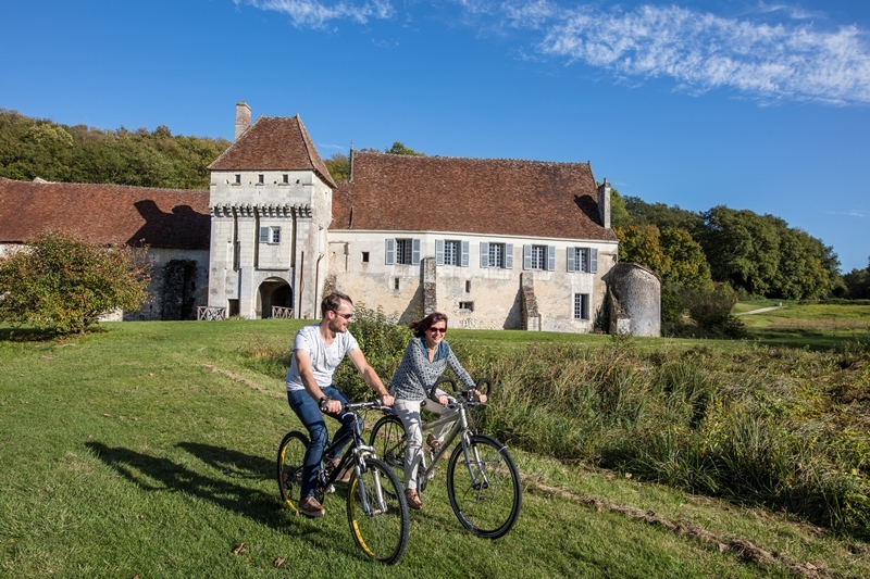 French Chateau Monastere de la Corroirie - Montrésor, Loire Valley, France.