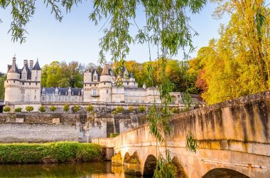 The castle of Ussé – Sleeping beauty cycling loop – Loire valley, France.