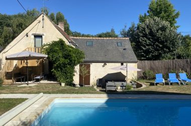 Gite Eloge de Vouvray – piscine