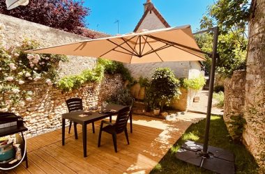 Gite-lavoir aux roses-terrasse-chedigny-loches-valdeloire