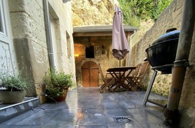 Gite-maison remparts-terrasse-loches