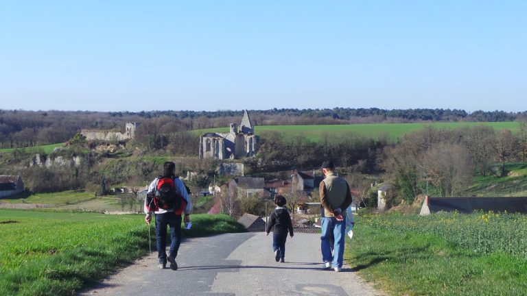 Washhouses and collegiate church of Roches Tranchelion-2