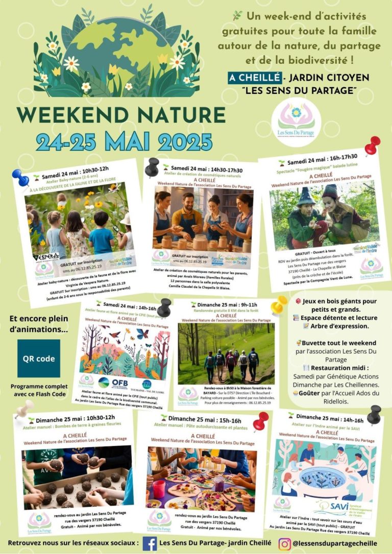 WEEKEND NATURE À CHEILLÉ-1