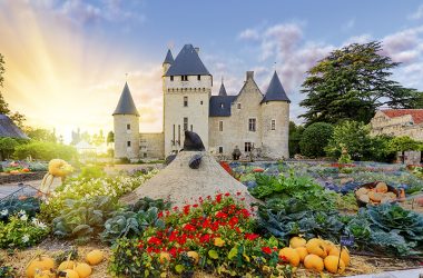 Château and gardens of Le Rivau – Loire Valley Chateaux, France.