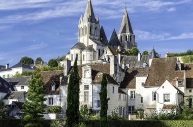 Saint-Ours Collegiate church – Loches, Loire Valley, France.