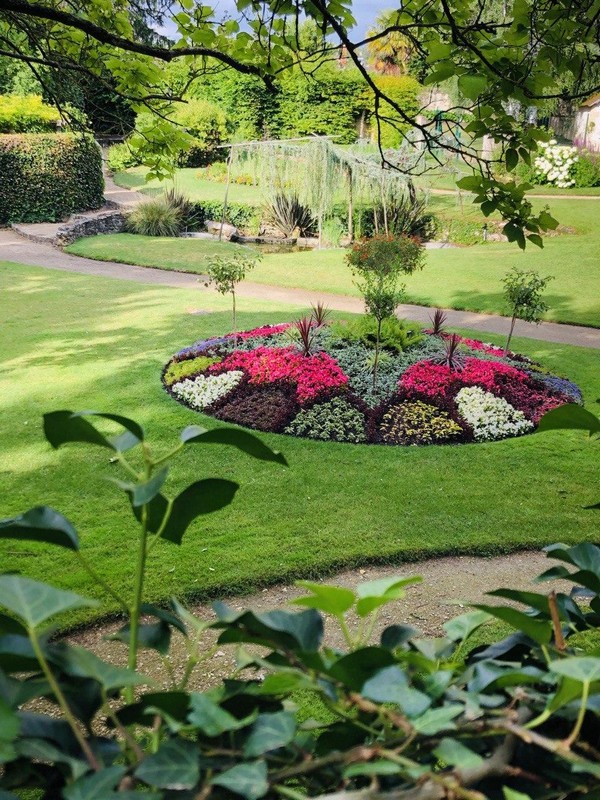 René Boyslève Garden, on the greenway south Touraine trail. Loire Valley, France. 