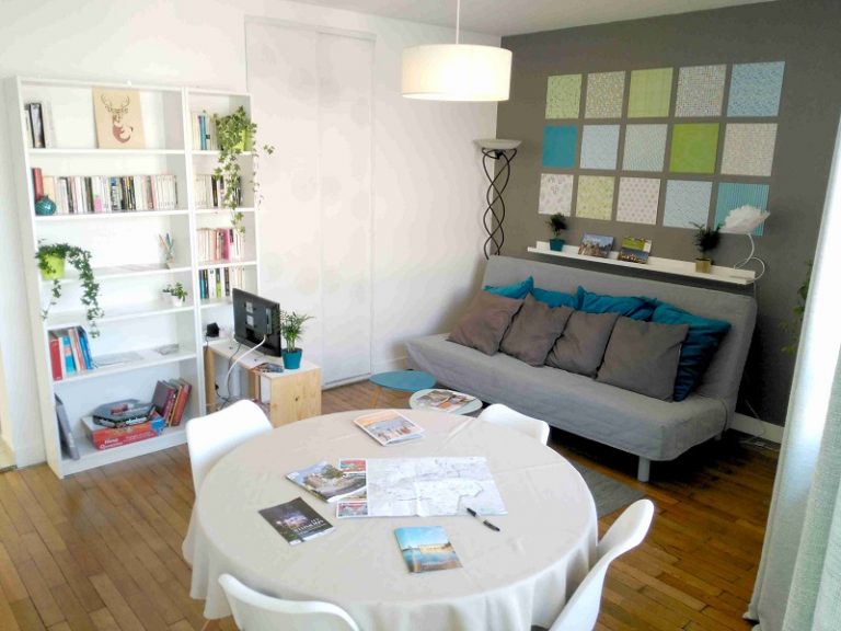 2 min walk from train station and center, cozy 35 m2, 2*-1