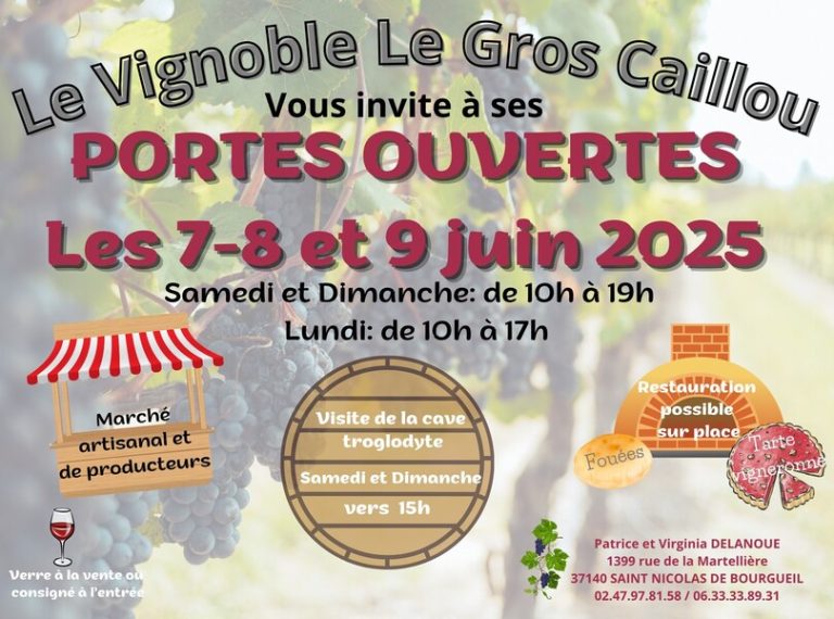 PORTES OUVERTES – VIGNOBLE LE GROS CAILLOU-1