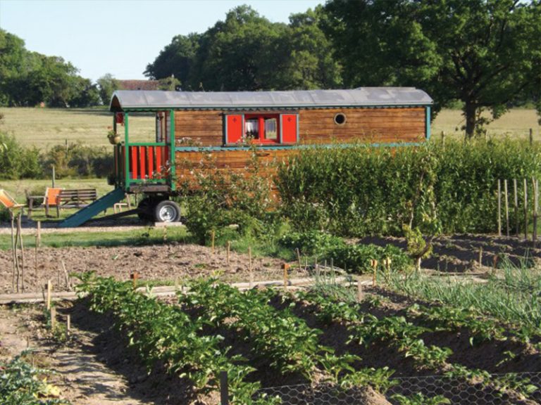 Les roulottes des Hayes – Poppies gypsy caravan-1