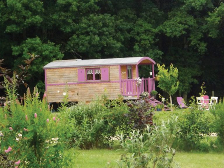 Les roulottes des Hayes – Poppies gypsy caravan-11