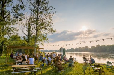 Sauvage – Guinguette café in Chargé – Loire Valley, France.